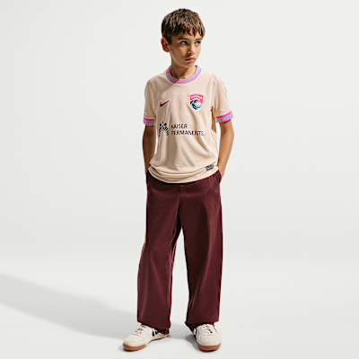San Diego Wave FC Stadium Edition Big Kids' Nike Dri-FIT Replica